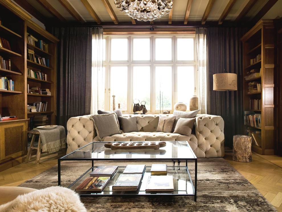 Trunk End Table Family Room Transitional with None 
