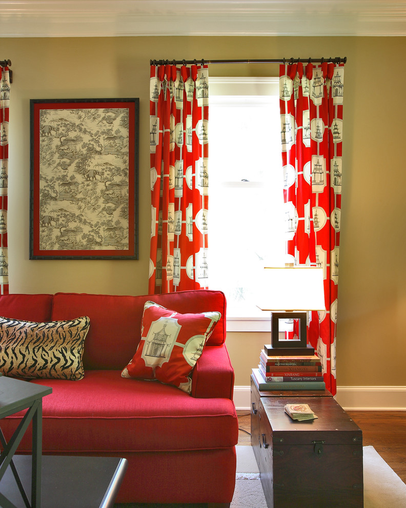 Trunk End Table Living Room Asian with Animal Print Asian Style