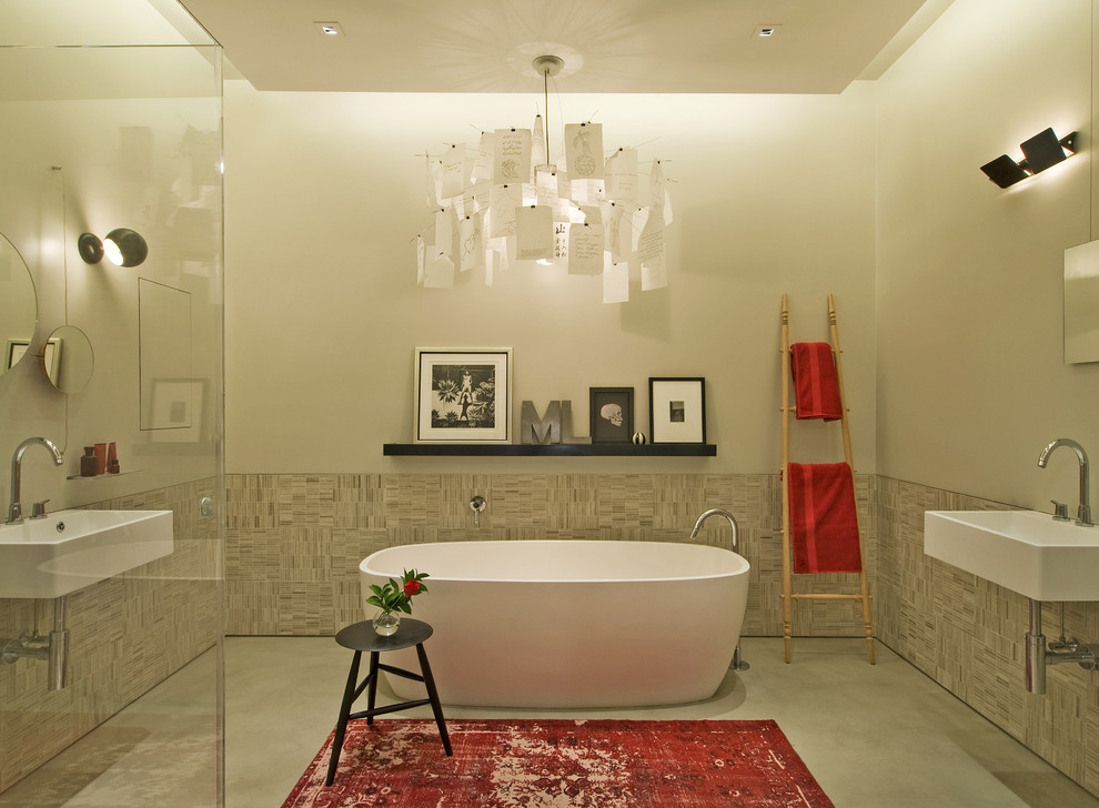 Tubs for Two Bathroom Industrial with Bathroom Mirrors Chandelier Chrome