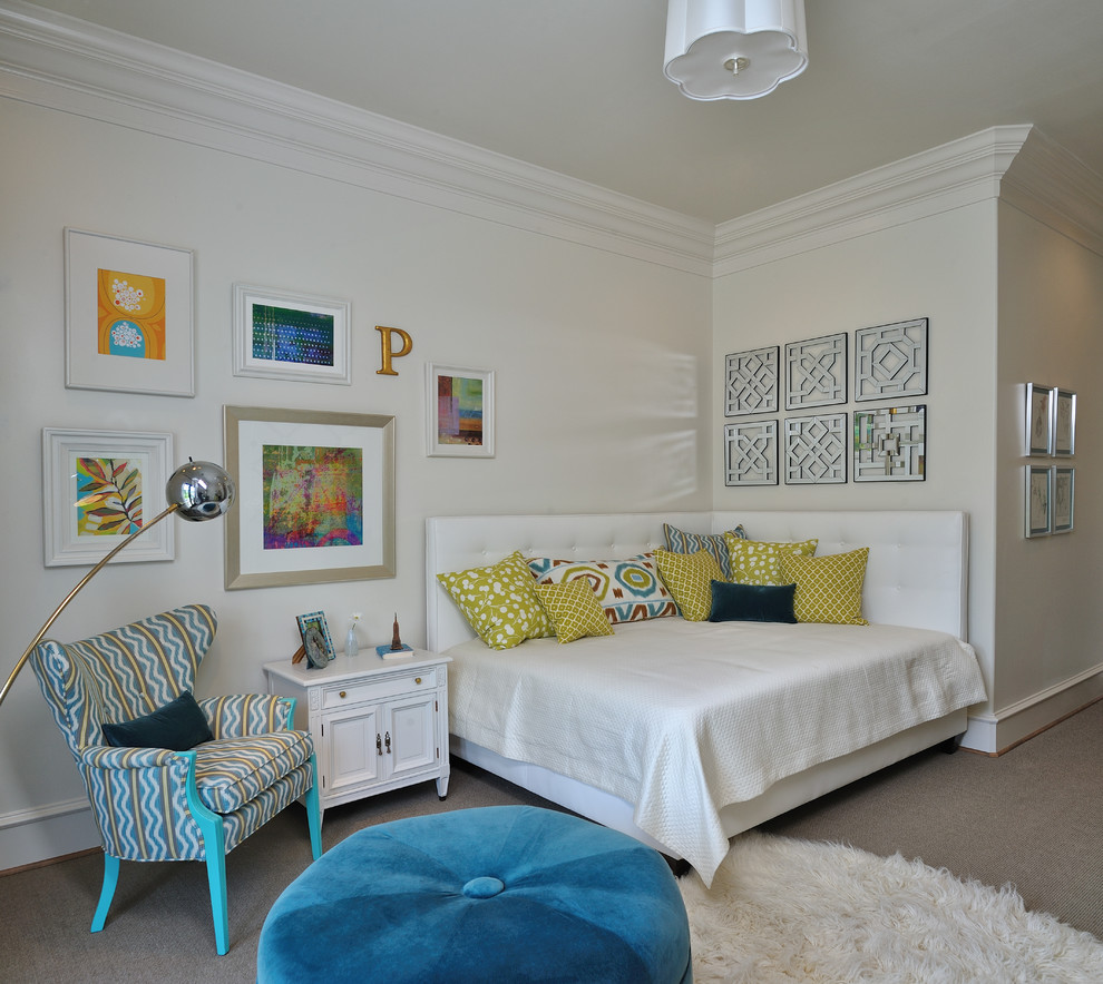 Tufted Bed Frame Kids Eclectic with Accent Chair Accent Colors