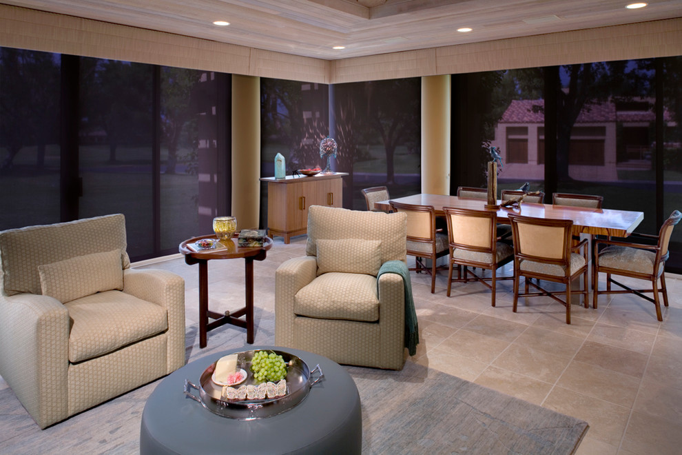 Turquoise Area Rug Dining Room Traditional with a Rudin Lounge Chairs