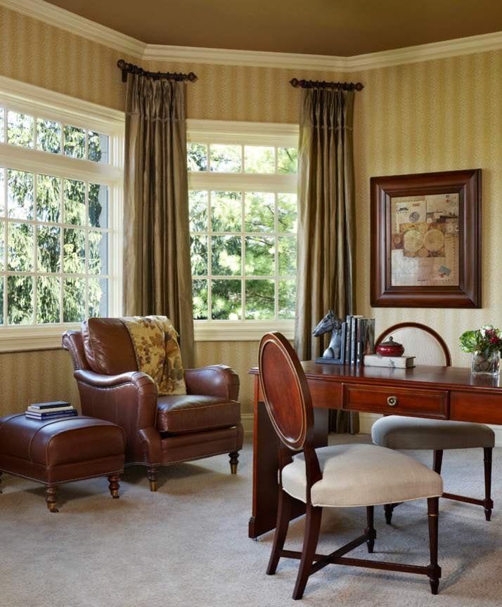 Tuscan Interior Design Home Office Traditional with Home Office Design Kc1