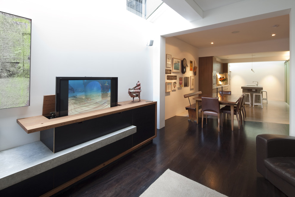 Tv Stand for Bedroom Living Room Contemporary with Built in Storage Dark
