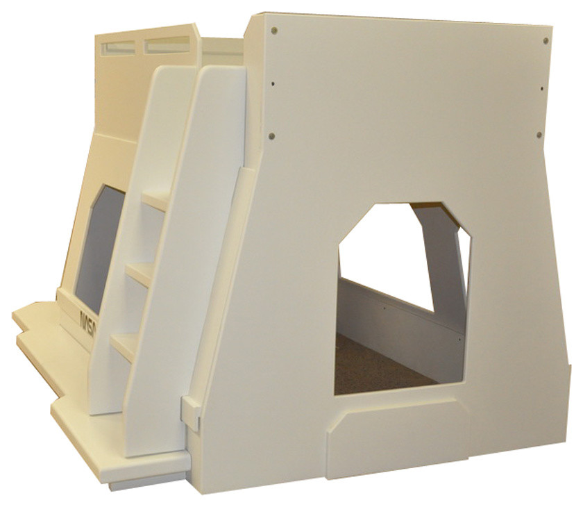 Twin Over Full Bunk Bed Kids Traditional with Boys Custom Beds Custom1