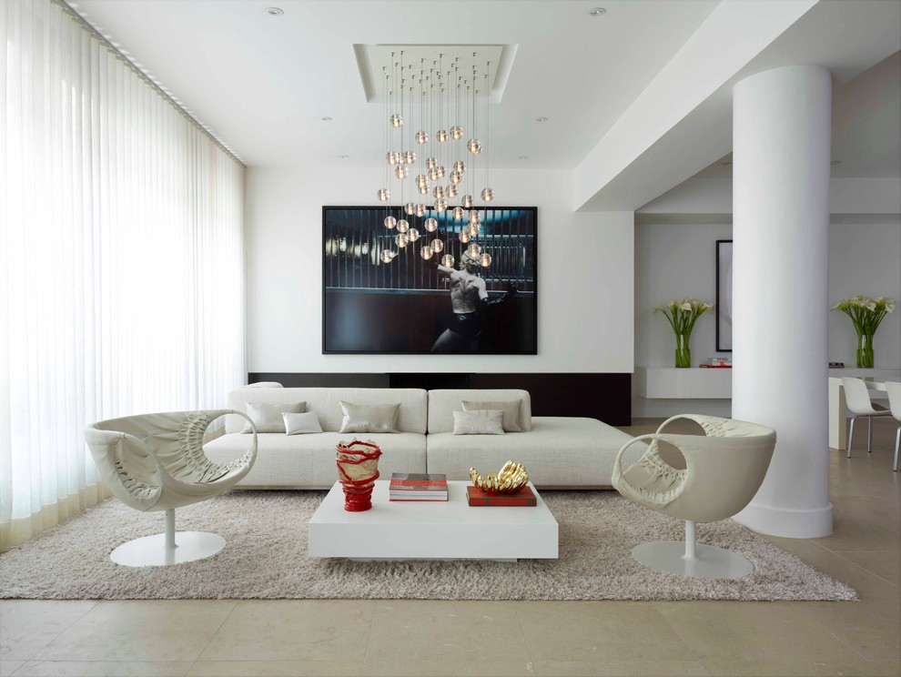 Two Sided Couch Living Room Contemporary with Accessories Airy Banana Bowl