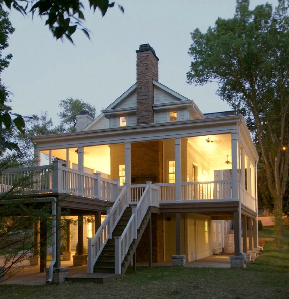 Two Story Decks Porch Traditional with None 
