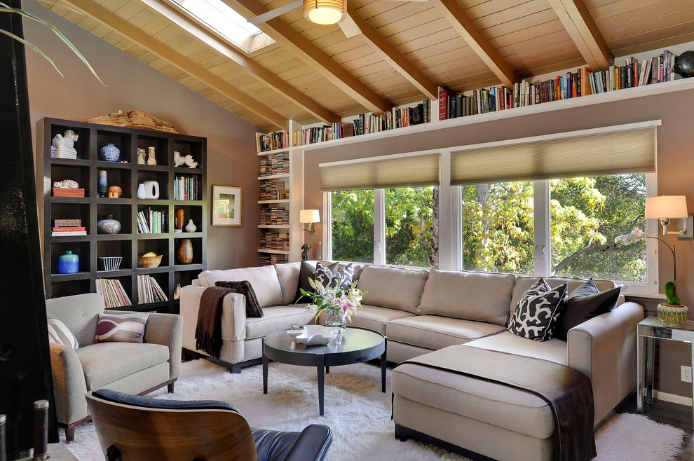 U Shaped Couch Living Room Contemporary with Area Rug Beige Couch