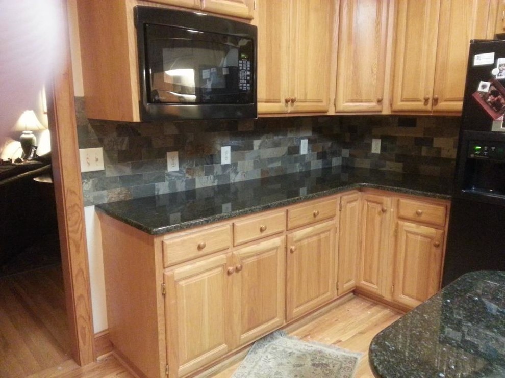 Uba Tuba Granite Countertop Kitchen Traditional with 3070 Sink Backsplash Backsplash3