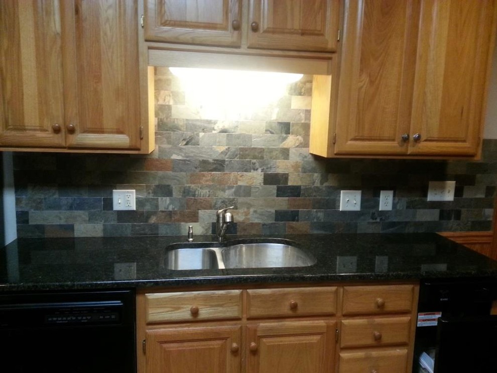 Uba Tuba Granite Countertops Kitchen Traditional with 3070 Sink Backsplash Backsplash1
