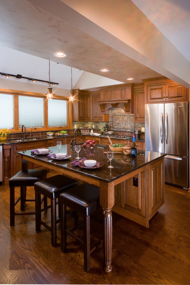Ubatuba Granite Countertop Kitchen Traditional with Central Ohio Columbus Columbus