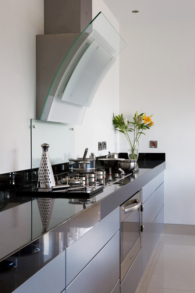 Ultra Modern Kitchen Kitchen Contemporary with Black Counter Cheese Grater