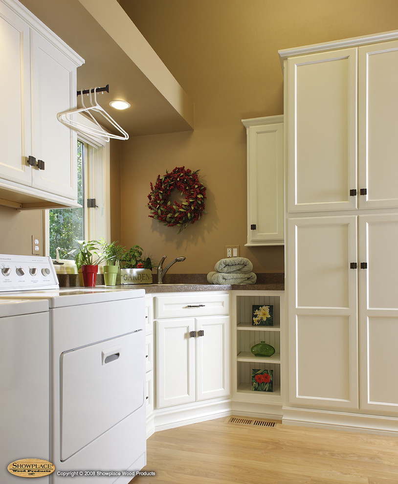 Under Cabinet Molding Laundry Room Traditional with Breckenridge Door Style Cabinet