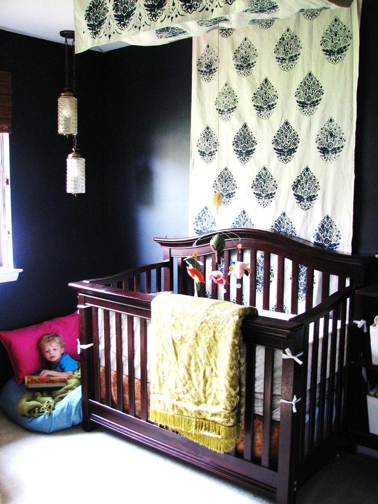 Unique Baby Cribs Nursery Eclectic with Canopy Ceiling Lighting Crib