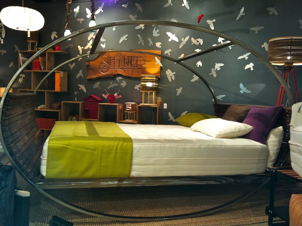Unique Bed Frames Bedroom Eclectic with None 