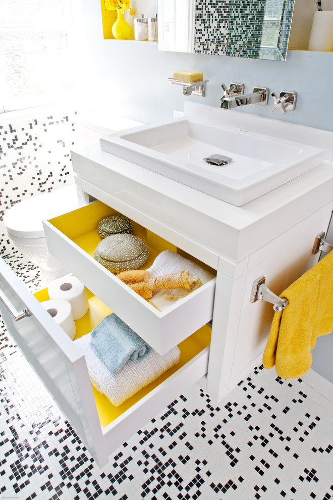 Unique Drawer Knobs Bathroom Contemporary with Bathroom Storage Black And