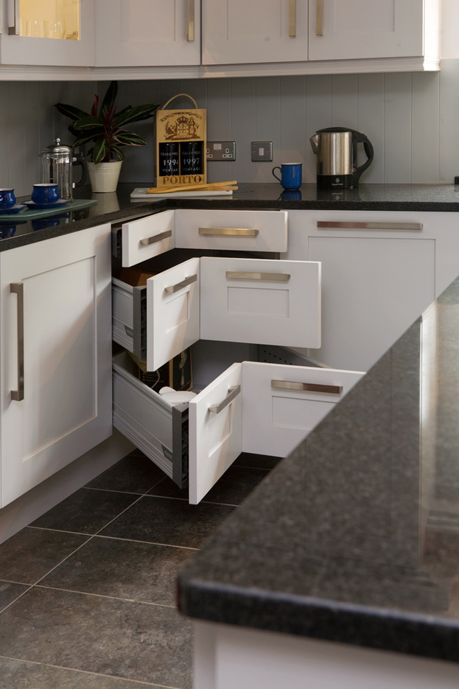Unique Drawer Knobs Kitchen Transitional with Corner Cabinet Granite Counter