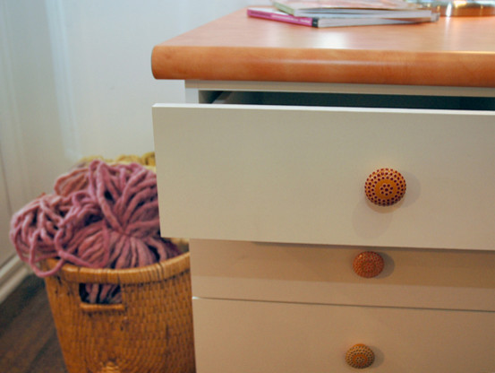Unique Drawer Pulls Spaces Traditional with Arts Crafts Built in Storage