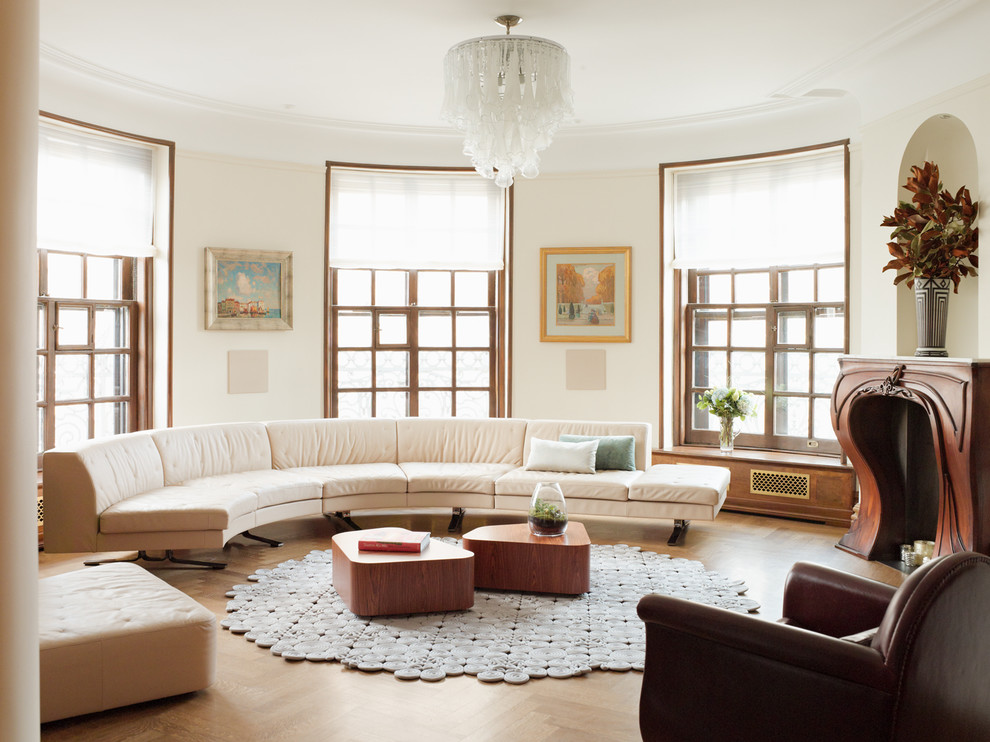 Unique Fireplace Mantels Living Room Transitional with Chandelier Cream Ottoman Cream