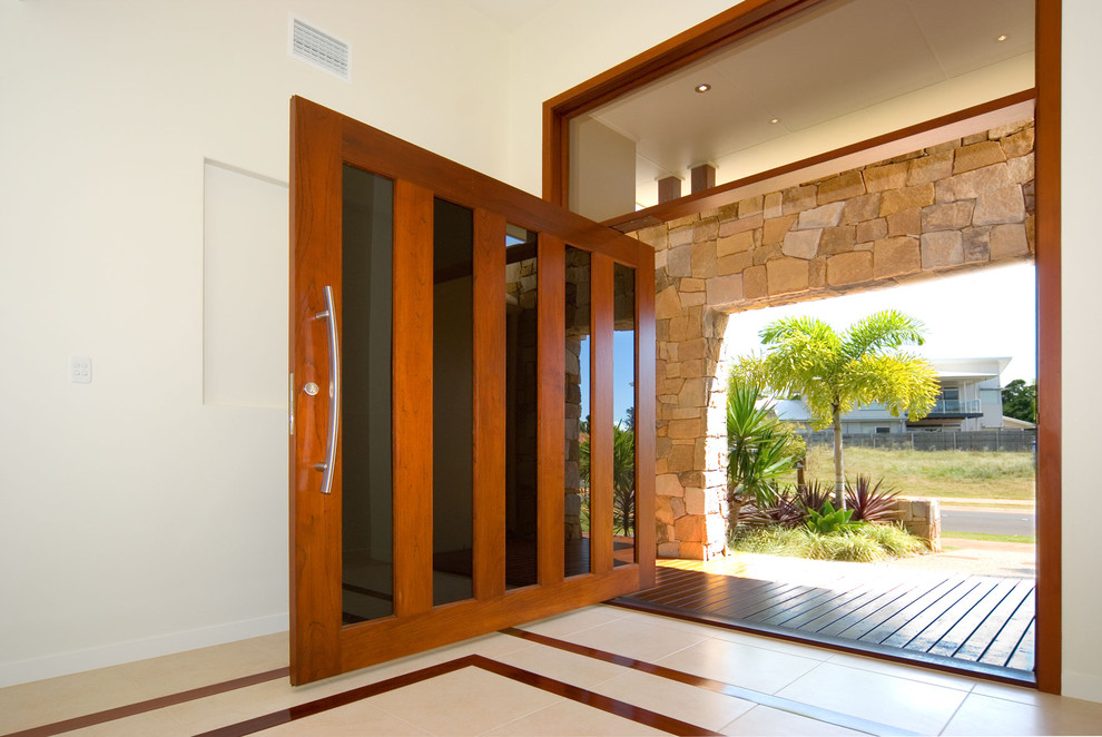Unique Front Doors Entry Asian with Dark Frosted Glass Door