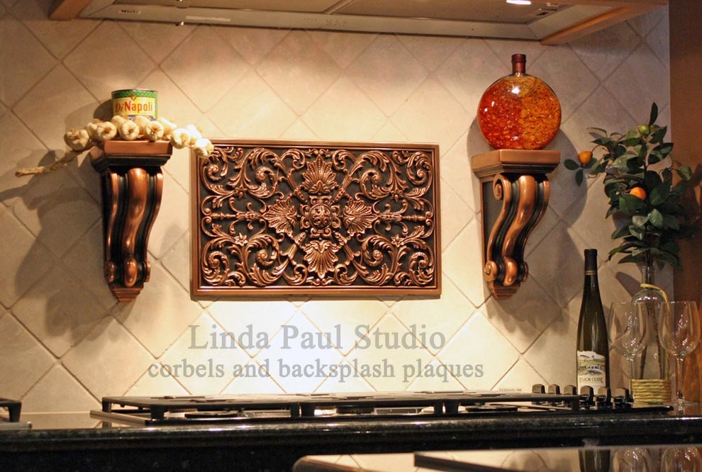 Unique Kitchen Backsplash Kitchen Mediterranean with Back Splash Backsplashes Corbel
