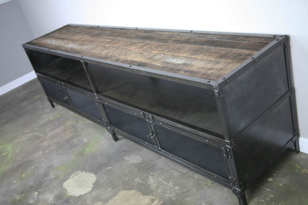 Unique Media Console Living Room Industrial with Combine 9 Design Combine