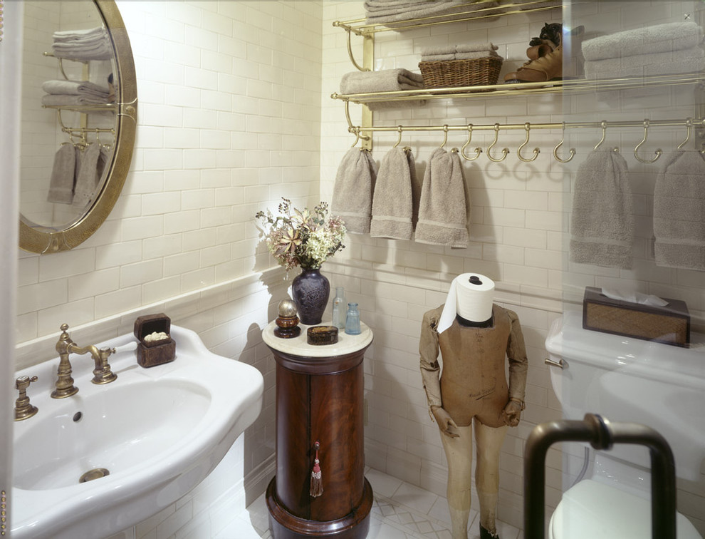 Unique Toilet Paper Holder Bathroom Traditional with Brass Rack Oval Mirror