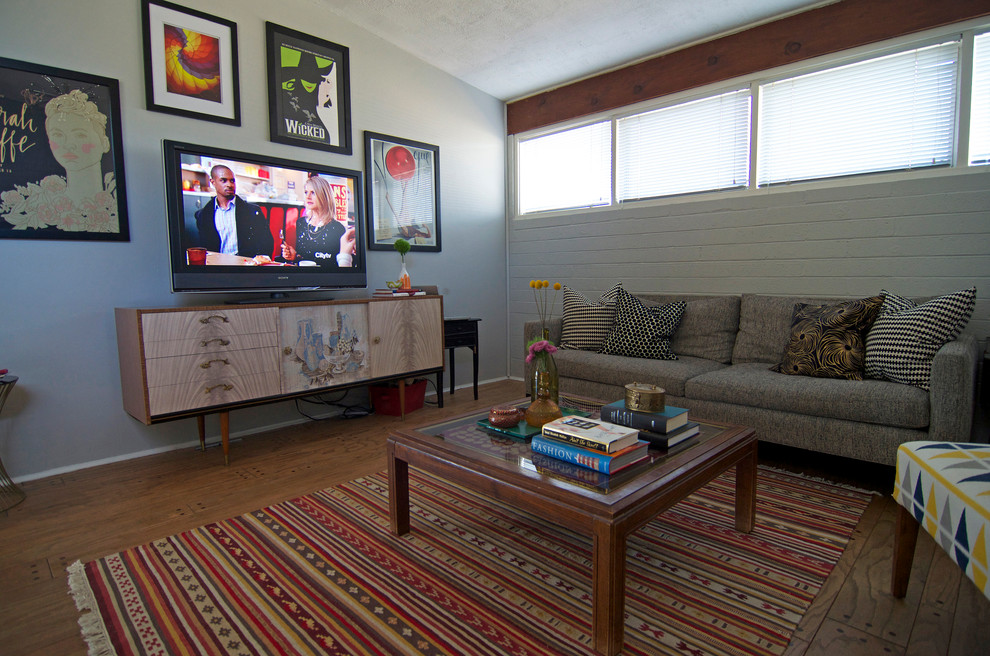 Unique Tv Consoles Living Room Midcentury with Breeze Coffee Colorful Rug