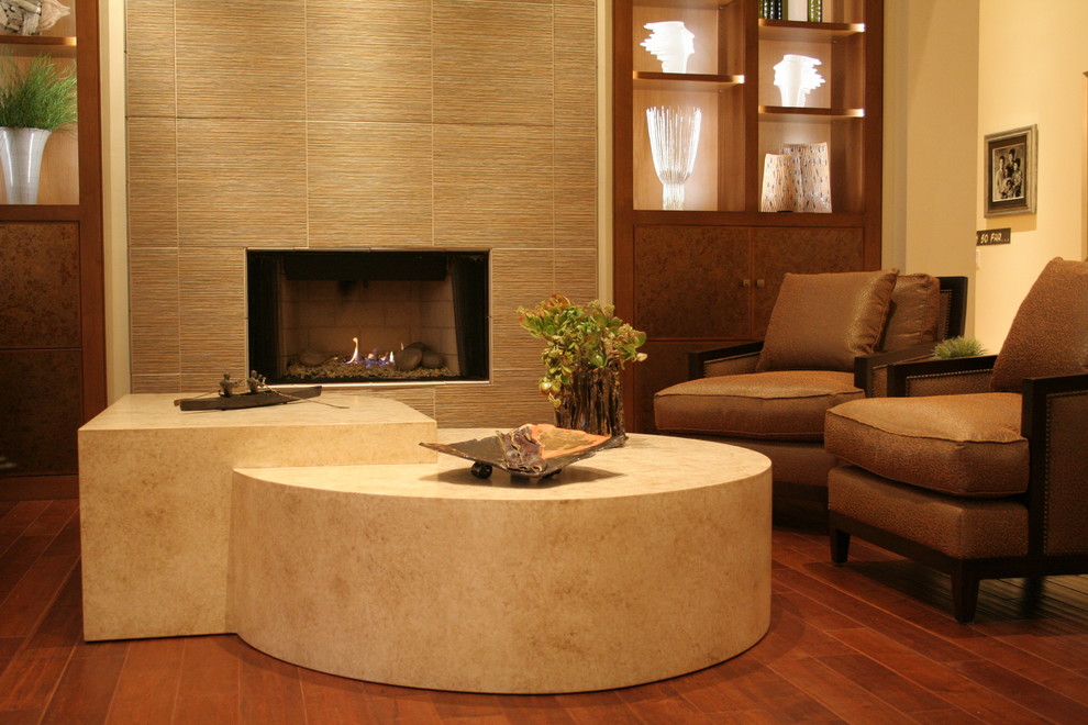 Unusual Coffee Tables Spaces Contemporary with Art Display Lighting Artful