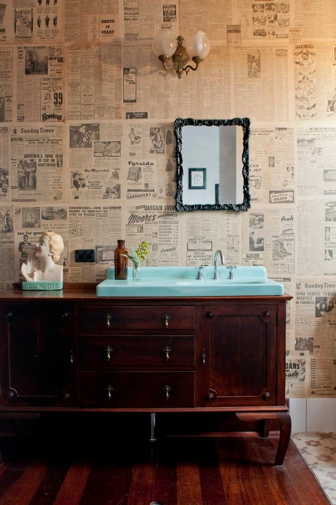 Vanities for Bathrooms Bathroom Eclectic with Antique Blue Basin Framed