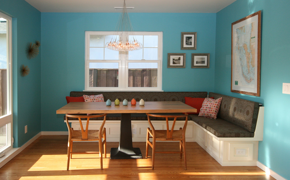 Vanity Light Fixtures Dining Room Contemporary with Banquette Bench Bench Seating