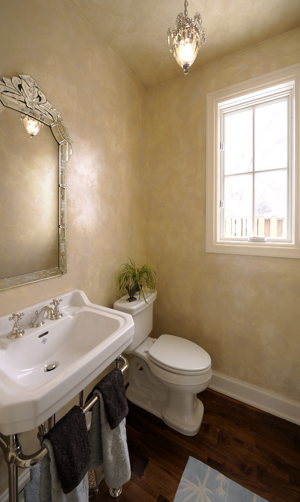 Venetian Plaster Colors Bathroom Traditional with Rohl Faucet Schonbek Light