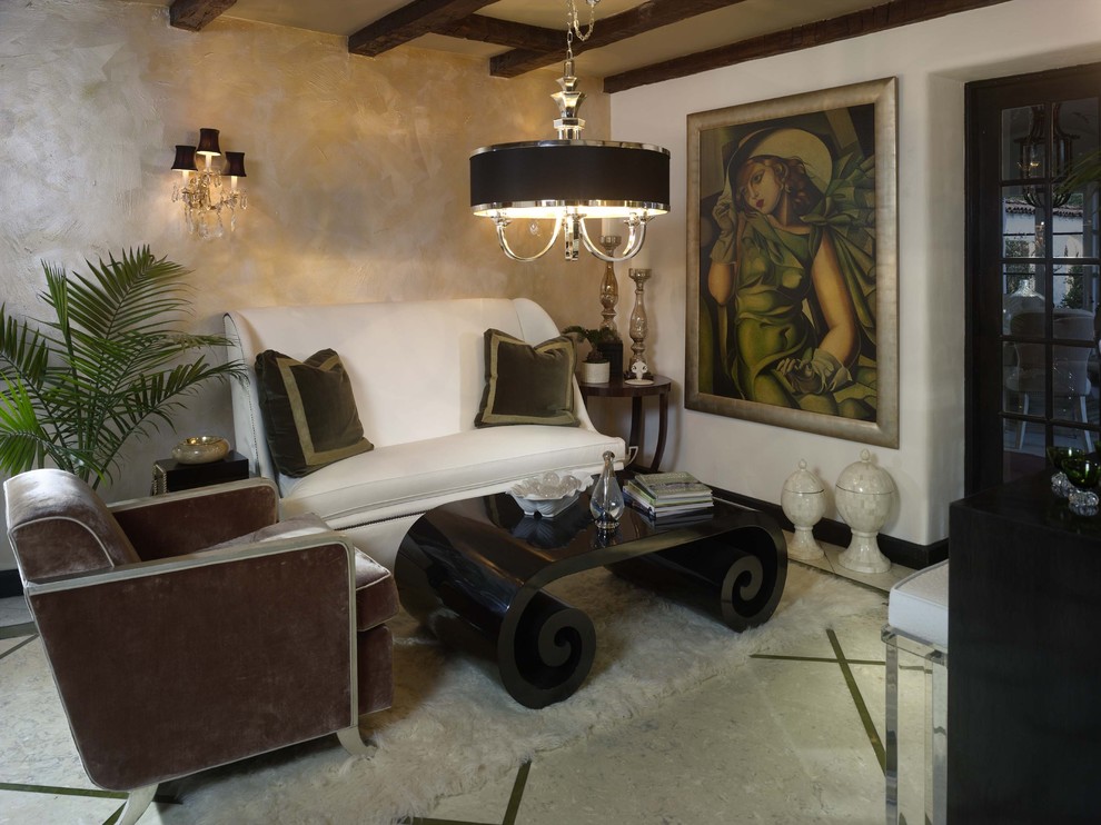 Venetian Plaster Colors Living Room Eclectic with Black Lacquer Club Chair