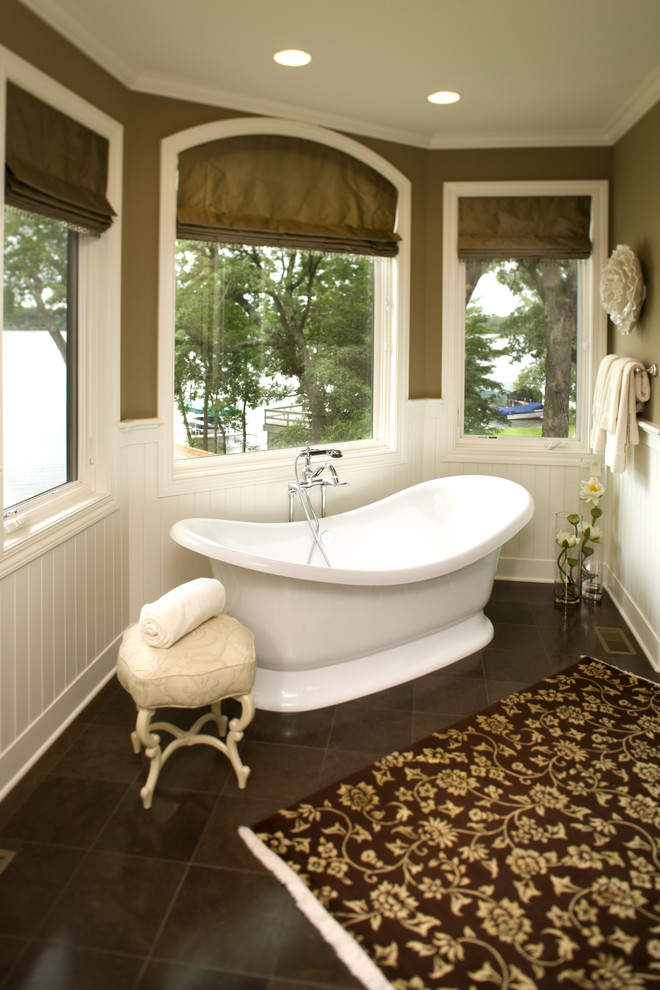 Victoria and Albert Tubs Bathroom Traditional with Martha Ohara Interiors 1