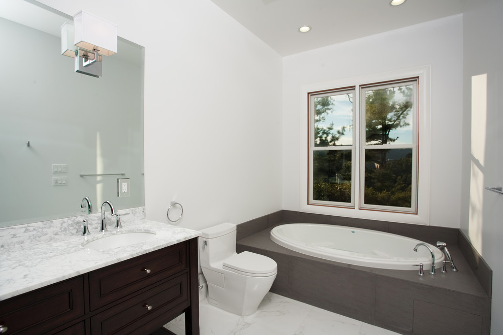 Vintage Medicine Cabinet Bathroom Contemporary with Bathroom Contemporary Marble Master