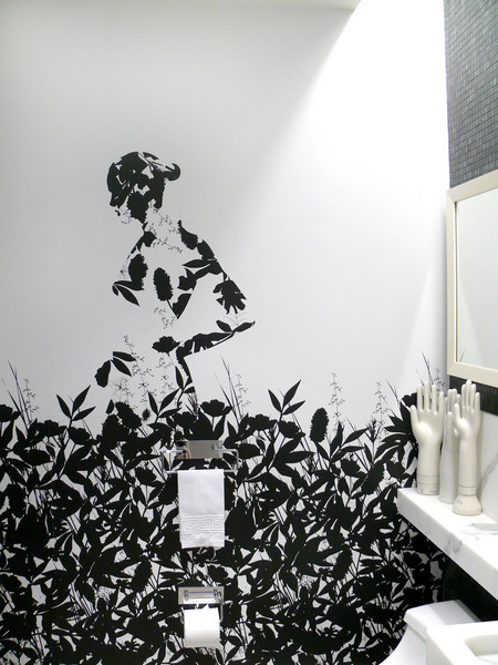 Vinyl Wall Decals Spaces with Bw Bathroom Bathrooms Designpubliccom