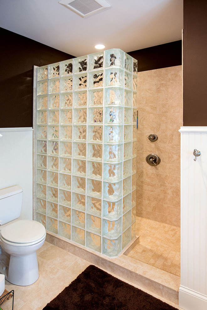 Walk in Shower Pictures Bathroom with Glass Block Shower Glass