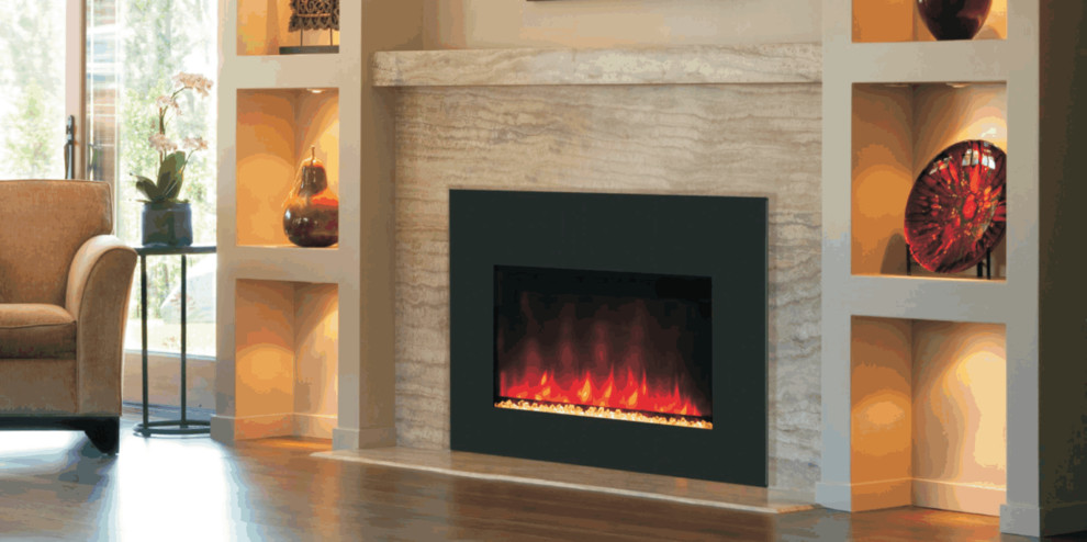 Wall Mount Electric Fireplace Spaces Contemporary with Electric Fireplace Electric Fireplace