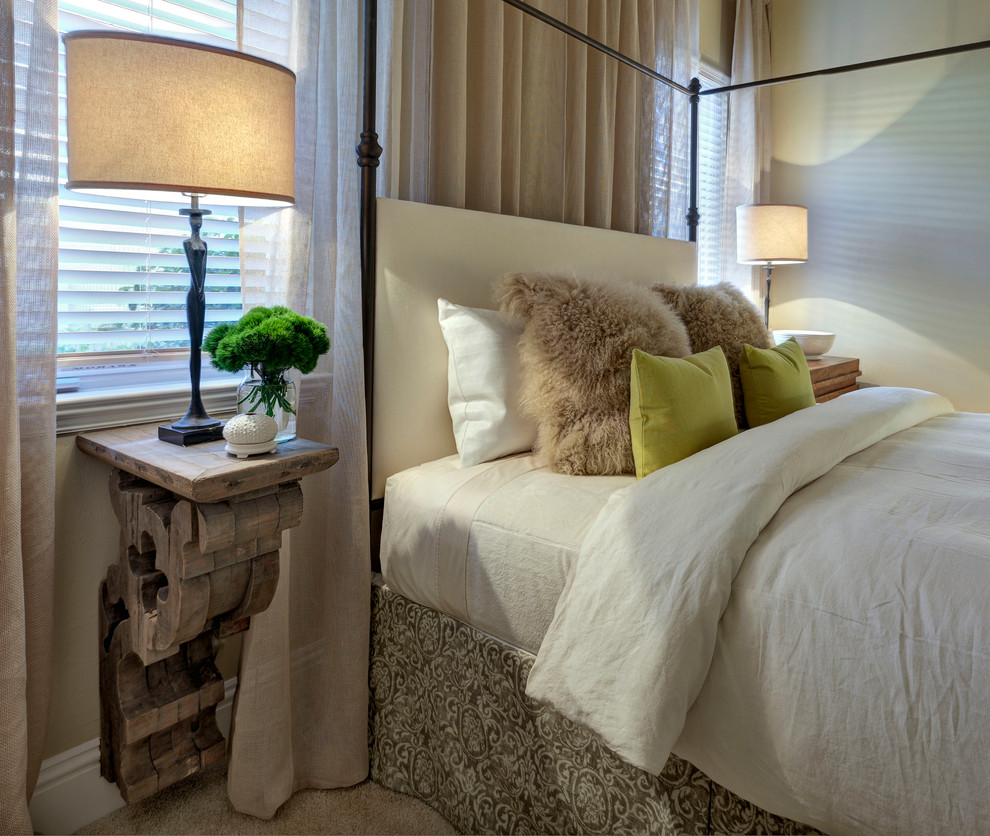 Wall Mounted Nightstands Bedroom Transitional with Bedside Lamp Bedskirt Canopy