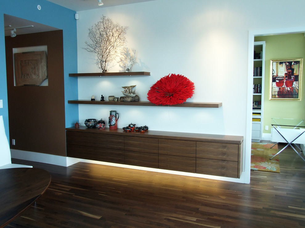 Wall Mounted Sideboard Dining Room Contemporary with None 
