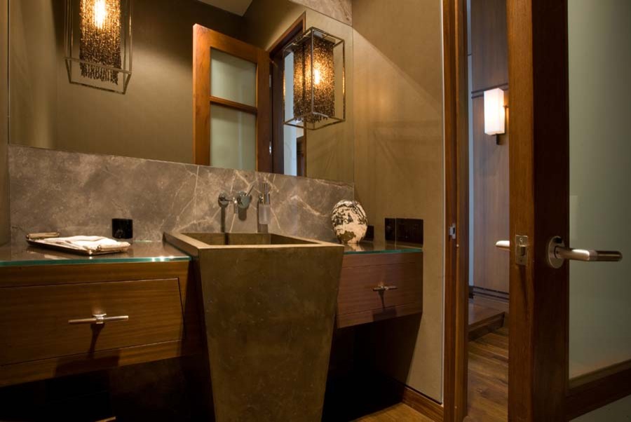 Wall Mounted Soap Dispenser Bathroom Contemporary with None 