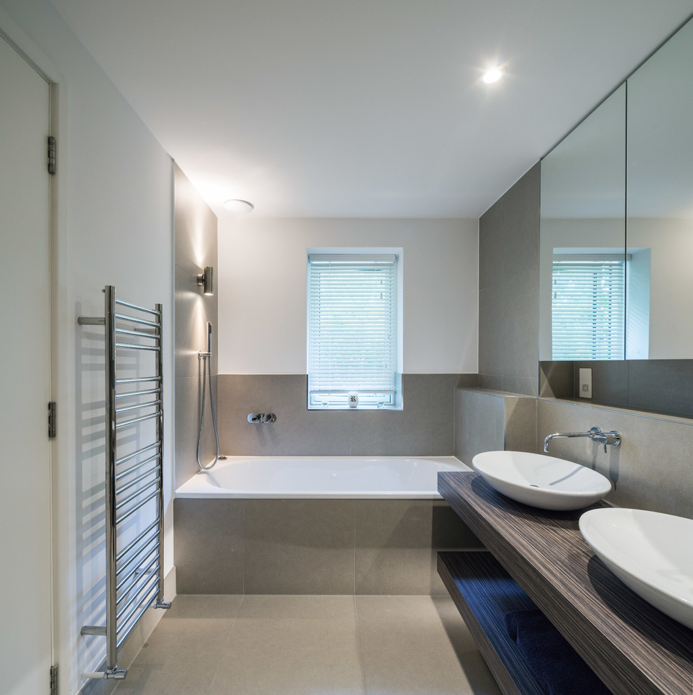 Wall Mounted Towel Rack Bathroom Contemporary with Bathroom Colour Scheme Bathroom