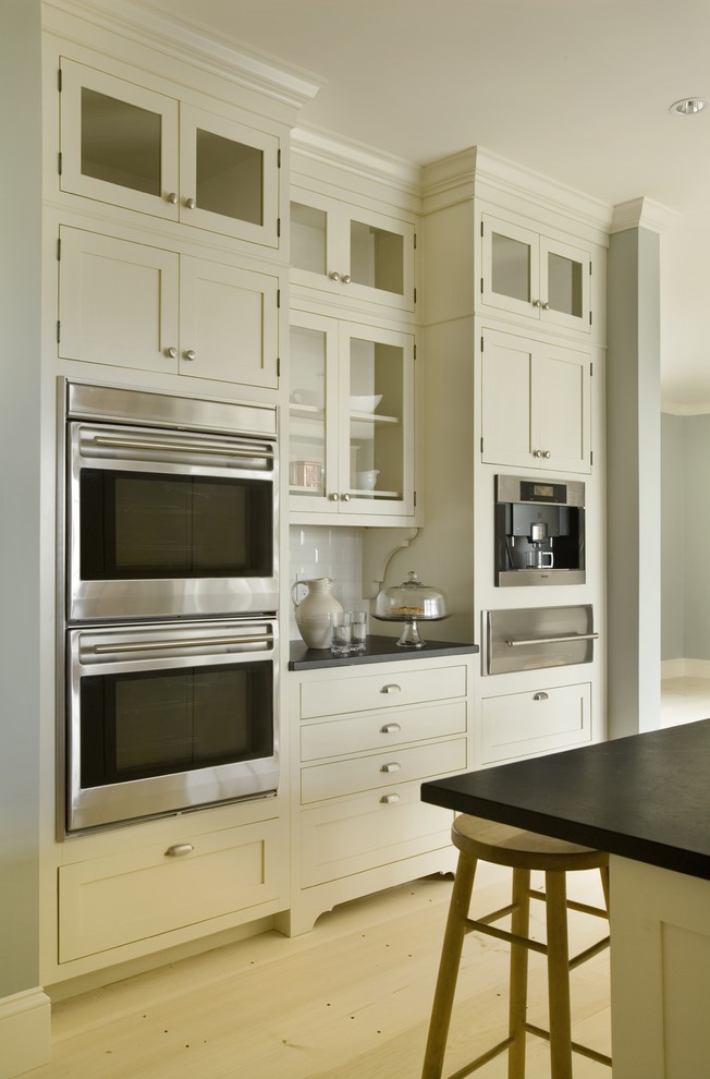 Wall Oven Cabinet Kitchen Contemporary with Frame and Panel Cabinets