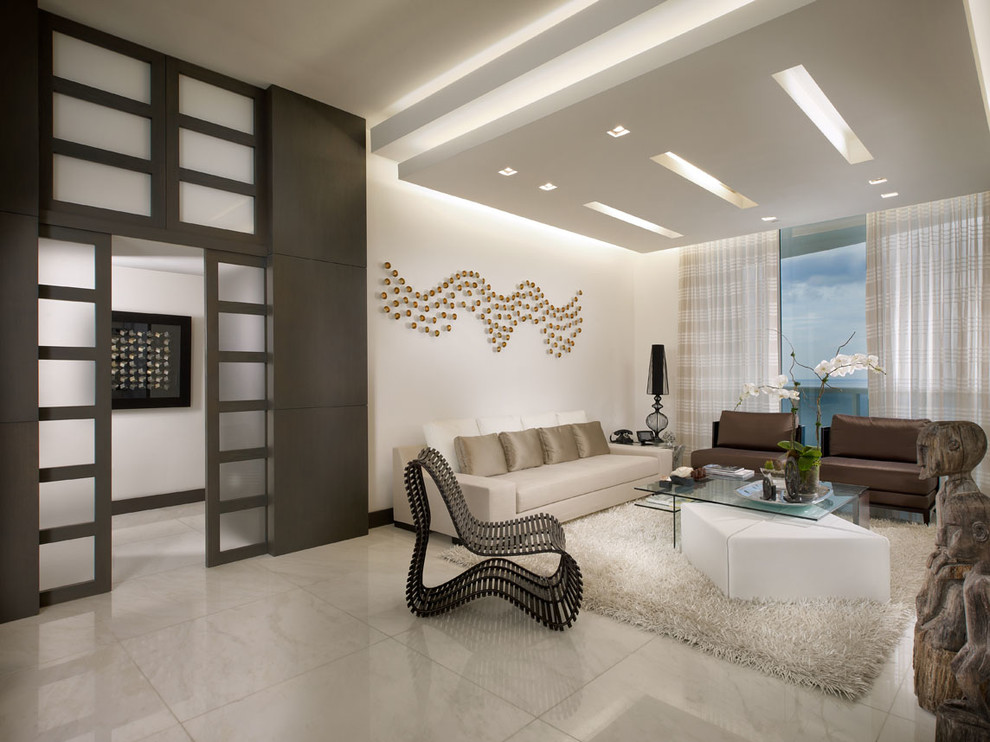 Wall Sconces for Living Room Living Room Contemporary with Beige Curtain Beige Shag