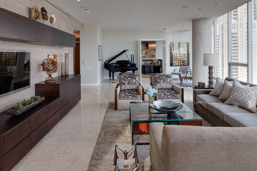 Wall Storage Units Living Room Contemporary with Armchair Art Cabinet Glass