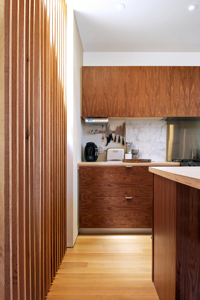 Walnut Kitchen Cabinets Kitchen Modern with Baltic Bitch Countertop Cabinetry1
