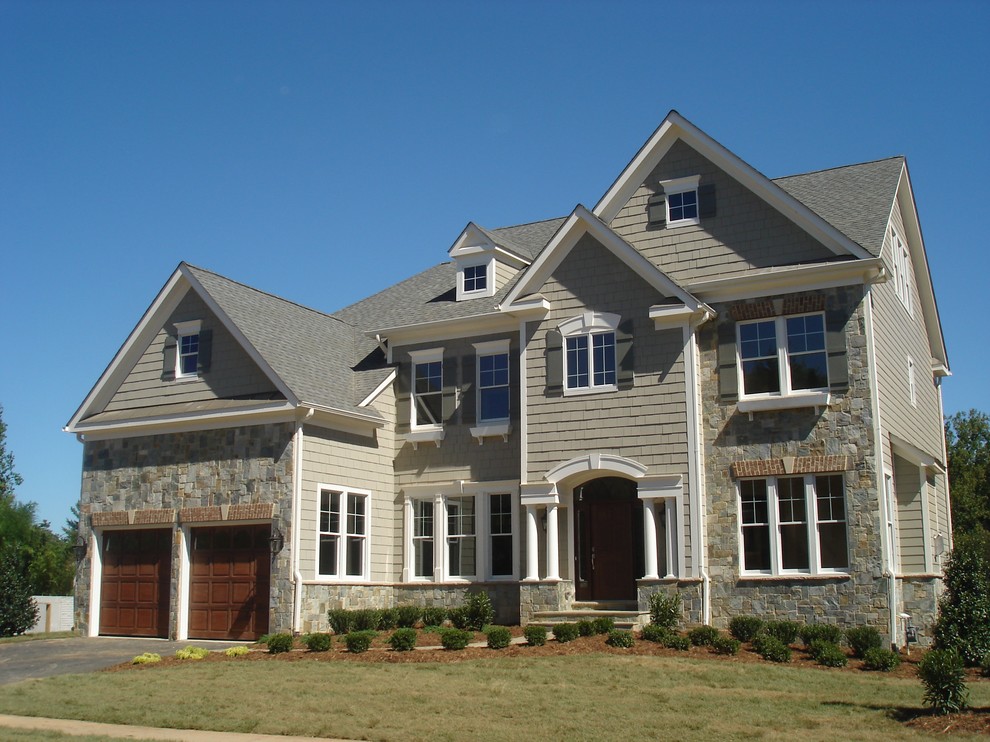 Wayne Dalton Garage Doors Exterior Traditional with Anderson Windows Board And