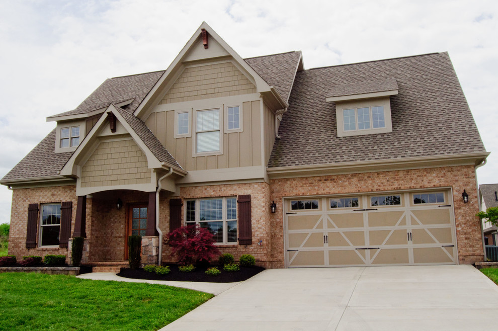 Wayne Dalton Garage Doors Exterior Traditional with Brick Carriage Carriage House