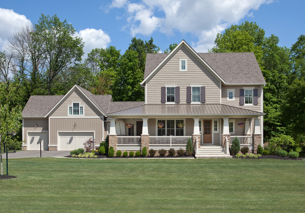Weathered Wood Shingles Exterior Craftsman with None 