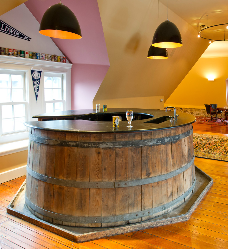 Wet Bar Sink Home Bar Traditional with Area Rug Bar Barrel