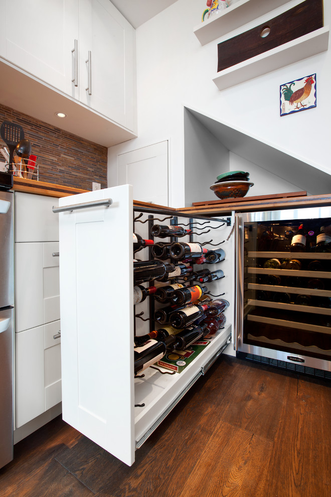 Where to Get Free Wine Crates Kitchen Contemporary with Apron Sink Bamboo Brown